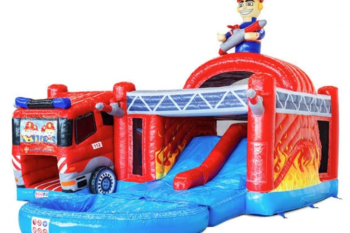 Hüpfburg Feuerwehr mieten in der Region Trier, Koblenz, Bonn und Frankfurt